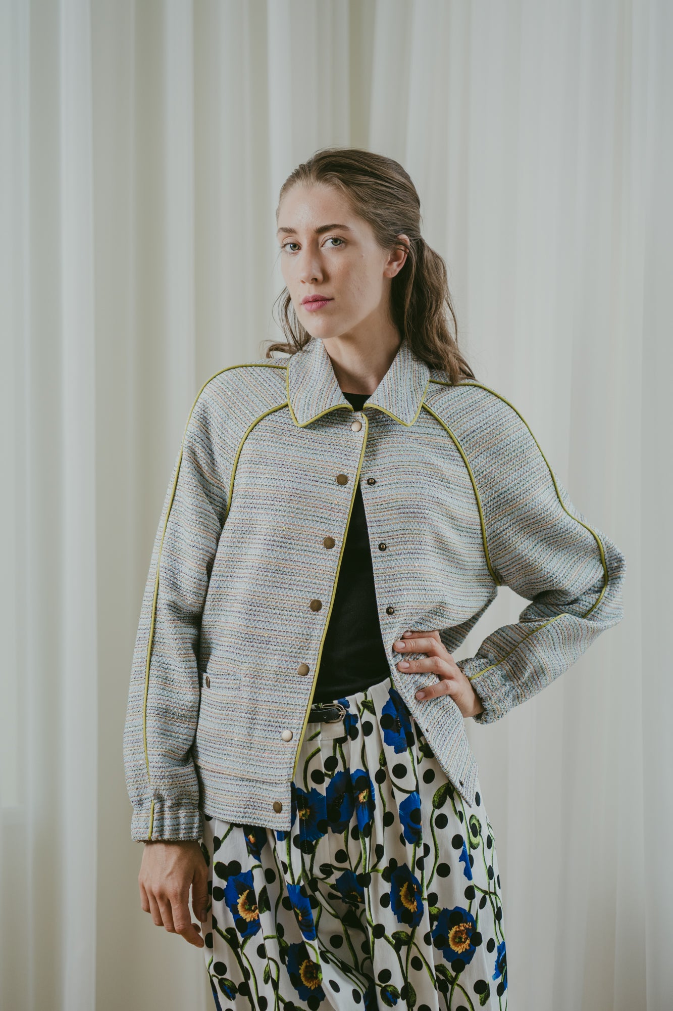 Buckle Bomber Jacket
