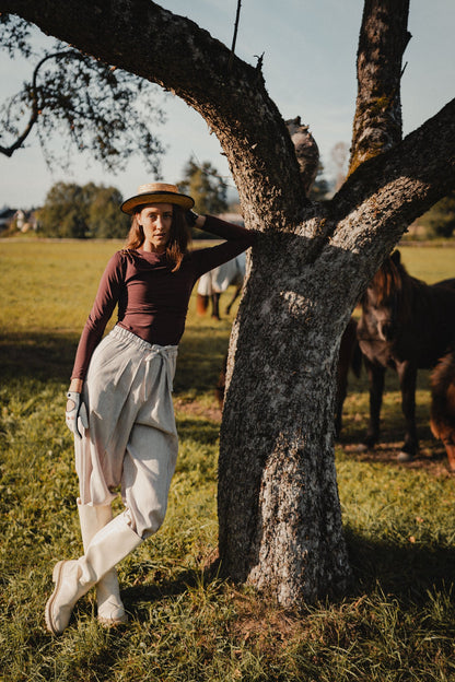 Unbound Organic Jersey Top by Nat.Lesjak, organic cotton jersey top (2/4)
