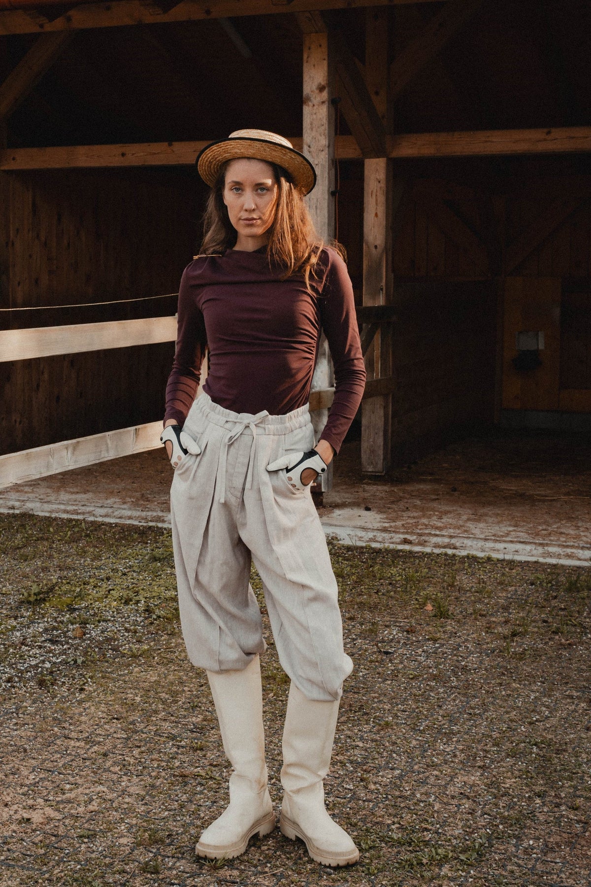 Unbound Organic Jersey Top, organic cotton jersey top, handmade by Nat.Lesjak in Slovenia