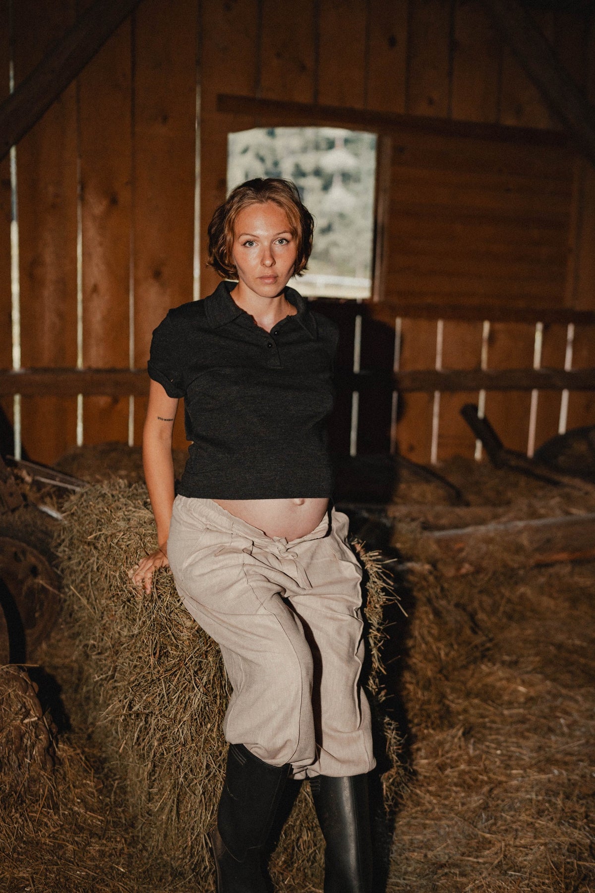 Merino Polo, merino wool polo, handmade by Nat.Lesjak in Slovenia