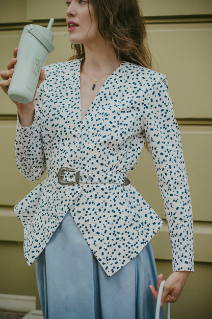 Polka Dot Blazer