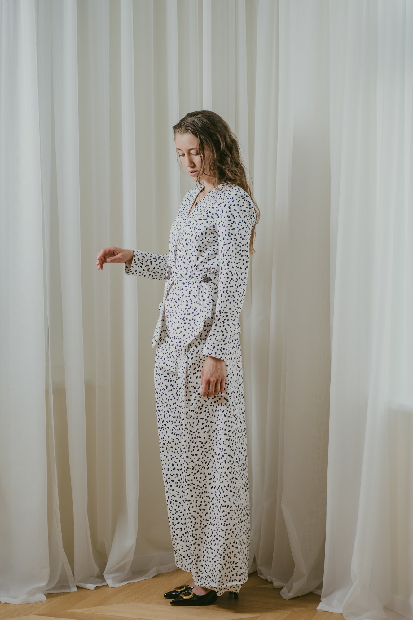 Polka Dot Blazer