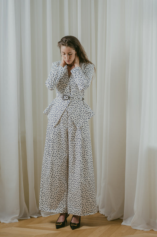 Polka Dot Blazer