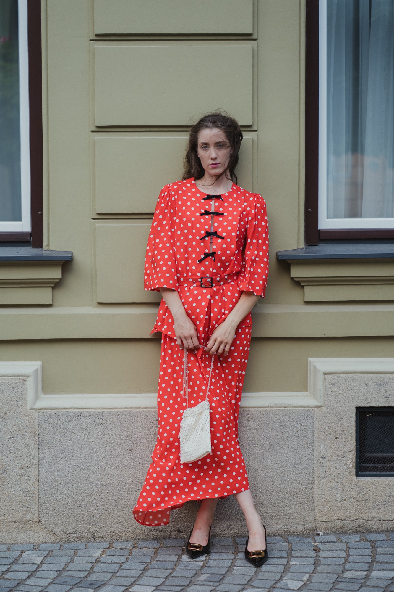 Polka Dot Maxi Dress