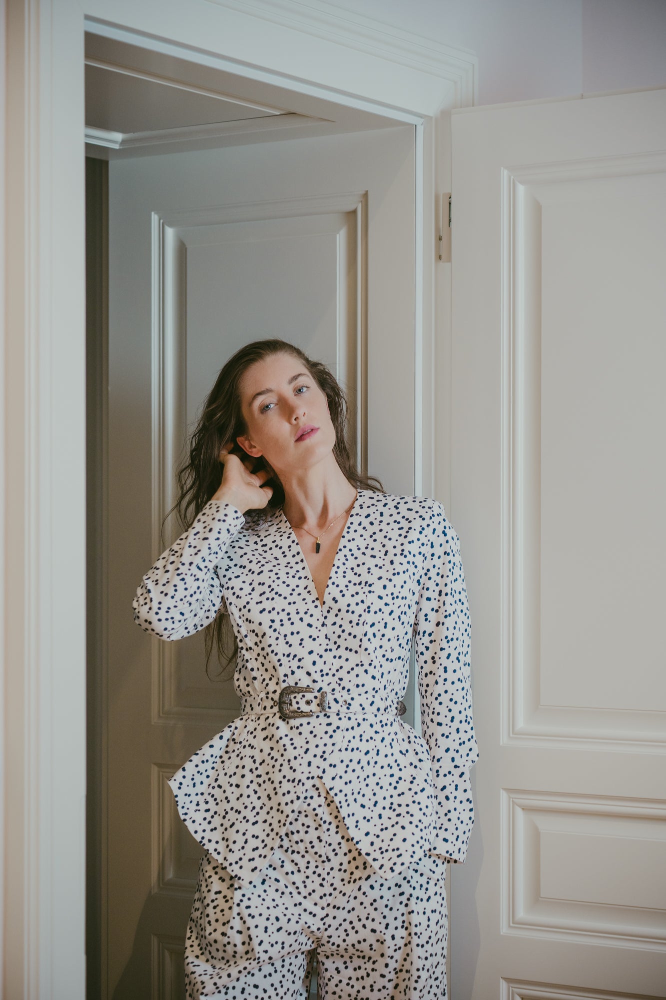 Polka Dot Blazer