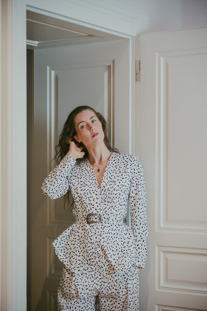 Polka Dot Blazer